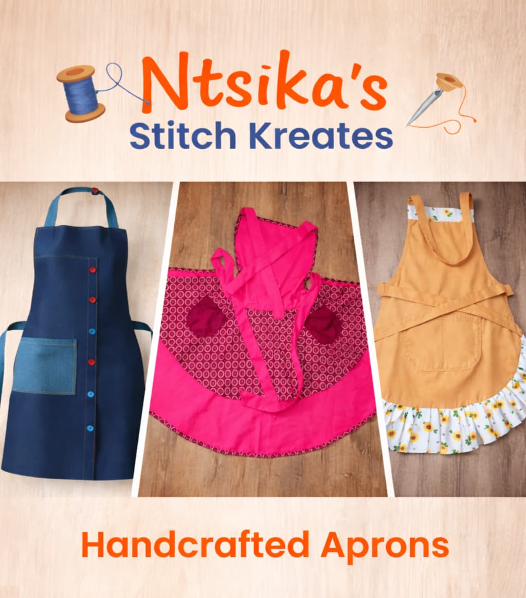 Ntsika's Stitch Kreates handcrafted aprons